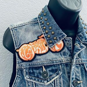 Kill City Fight F##K Kill Denim Biker Vest 💀